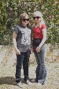 Kimberly and Bianca ready for camp