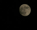 The moon in the northern hemisphere